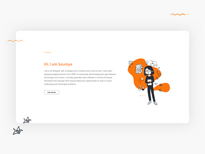 New portfolio home page about me homepage illustration portfolio ux