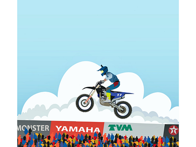 Above the clouds adobe artist bike creative designinspiration designspiration digitalart graphicdesign illustrations motogp design mud race race vector