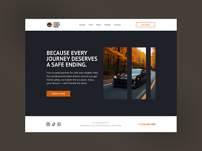 Design concept - Sober Roads Team concept design figma sober ui ux web