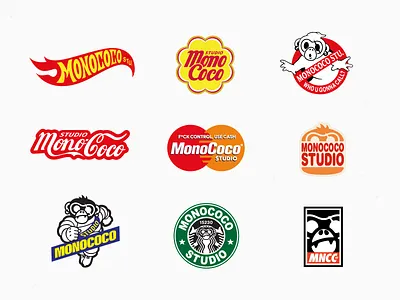 MonoCoco Studio - Stickers adobe illustrator brand branding burger coffee culture drinks fun funny graphic design logo marca meme motor pegatina stickers trends urban urban design