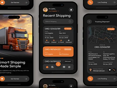 Transport app for driver 3d animation branding design graphic design illustration logo motion graphics ui vector