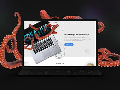 https:// art design octopus shot studios ui ux website website design