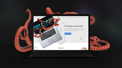 https://www.behance.net/gallery/97254065/Creative-Web-Agency art design octopus shot studios ui ux website website design