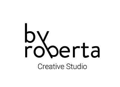 ByRoberta - Main logo adobe illustrator branding business creative dublin freelance designer graphicdesign icon logo logodesign minimal women empowerment