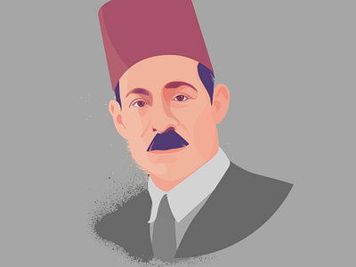 Moustafa Al Rafii portrait illustration adobe illustrator book book illustration celebrities digital portrait disabilities editorial illustration famous moustafa al rafii moustafa al rafii portrait portrait illustration stylized vector vector art vector portrait