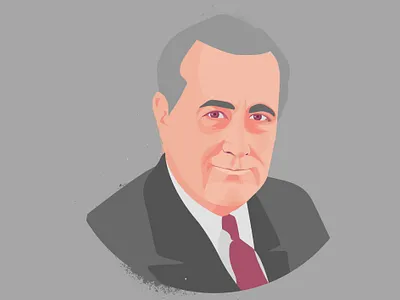 Franklin Roosevelt portrait illustration adobe illustrator book book illustration celebrities digital portrait disabilities editorial editorial illustration famous franklin roosevelt portrait illustration stylized vector vector art vector portrait