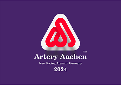 New Racing Arena in Germany 2024 design icon illustration logo typography