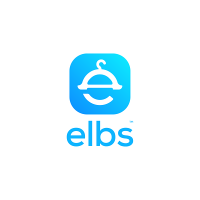 Clothing App Logo app blue branding clothing flat icon identity logo minimal ui ux web