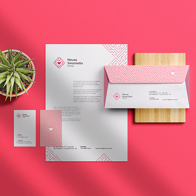 Neusa Smaniotto Brand art branding design flat icon logo