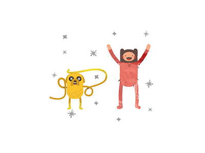 Finn and Jake Illustration