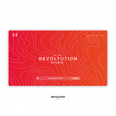 Revolution studio | webdesign adobe xd clean concept design designs logo logo design modern typography ui ui ux ui ux design ui ux designer uiux ux webdesign xd