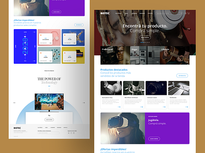 BISTEC - Landing Shot · 04 adobe xd branding color components design ecommerce ecommerce design ecommerce shop flat minimal photography type typography ui ui design ui kit user interface ux web website