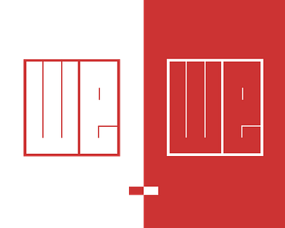 WE - Simple Type adobe illustrator adobephotoshop logo typeface typogaphy