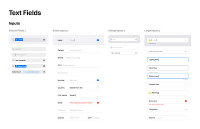 Figma iOS design library - Text fields UI design app components design figma inputs ios mobile styleguide templates text field ui ui kit