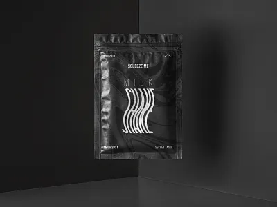 Milk Shake / Brand Identity black brandidentity branding branding design drinkme graphicdesign illustrator milk milkshake package design photoshop white