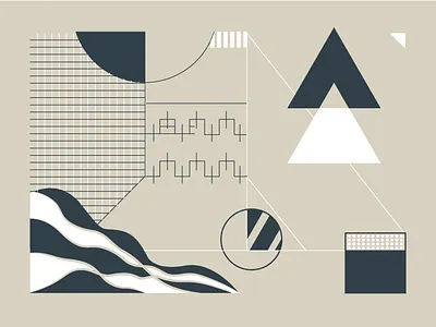 Thunder Storm abstract abstract art abstract design black and white branding design drawing fine art geometric art geometrical graphic design illustration landscape line art monochrome painting poster typeface typography ui