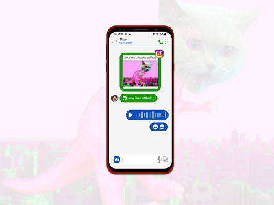 #DailyUI 013 - Direct Message cats dailyui dailyui013 ui ux