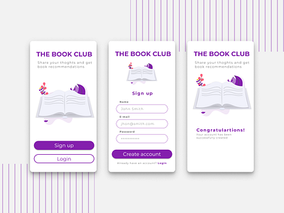 The book club book club dailyui