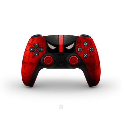 New concept designs for the DualSense PS5. Dead Pool concept dualsense dualshock game gamepad marvel playstation5 red