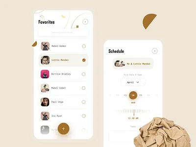 People Relationship contacts conversation favorites gather relationship schedule video