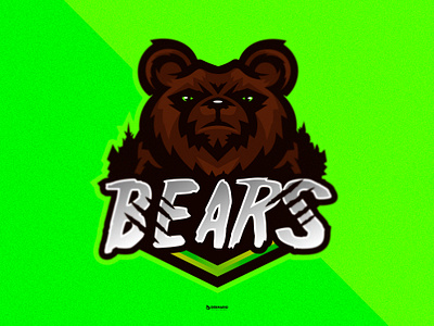 BEAR MASCOT LOGO branding design esports gaming identity illustration logo logotype mascot sport sports