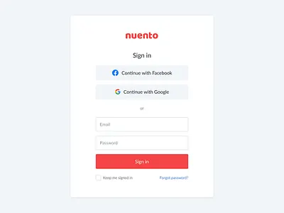 Simple 'Sign in' module clean interface login minimalistic sign in sign up simple ui