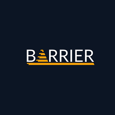 Barrier logo branding design flat illustration illustrator logo minimal vector