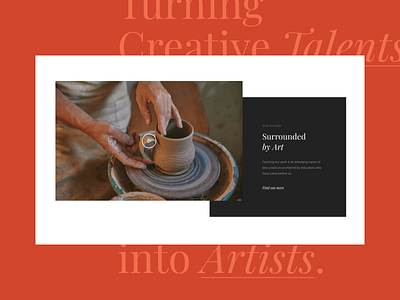 Art School Part 2 art art school design fine arts typography ui ux web website