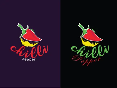 Chilli Restaurant Logo 3dlogo awesome barlogo beautiful businesslogo concept creative eye catch flat hand drawing logodesigner logos minimalist minimals modern restaurantlogo retro signature vintage