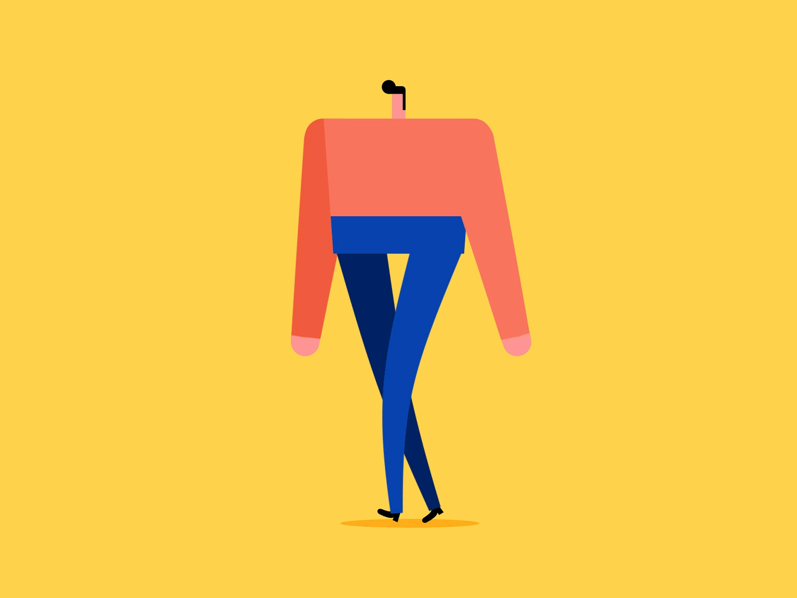 Walk Cycle after effect animation animation 2d character animation illustration illustrator motion design motiongraphics photoshop walk cycle