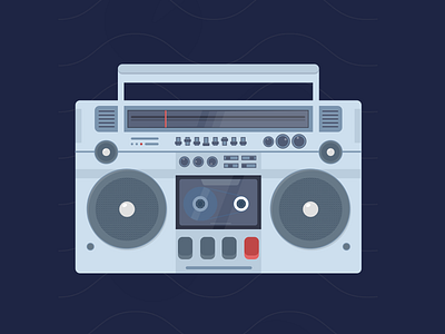 Tape Recorder casette design icon illustraion logo tape ux vector vintage