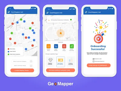 Geo Mapper branding geo location google map idea itl location app retail app store app ui ui design
