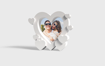 3D print model - Heart Shaped Photo Frame frame heart love photo photoframe shape valentine valentinesday