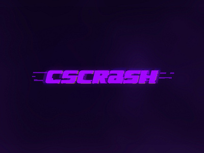 Logo for Game Platform crash game glitch logo logodesign logotype