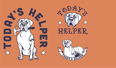 Today's Helper Logo dogs logo