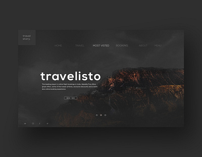 Travelisto branding classic design icon typography ui ui design uiux vector webdesign