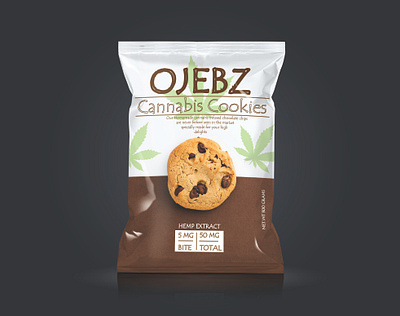 Ojebz Cannabis Cookies branding cannabis design cannabis packaging cbd cookie design marijuana packaging product design weed