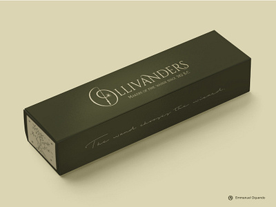 Ollivanders Packaging brand identity branding graphicdesign harrypotter illustration logo packaging packaging design wizarding world