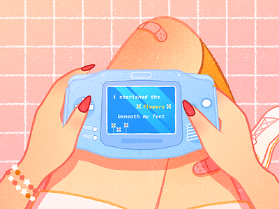 GBA design illustration illustrator pastel colors quick practice vector