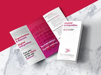 Tri-Fold Brochure art direction branding brochure design creative design design flyer design minimalist print design text typography typography design