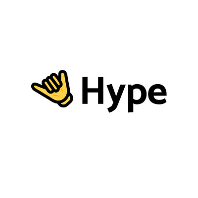 Hype Logo adobe arinjay awesome hand hype icon icon logo icon logo branding illustrator icondesign illustration logo logo symbol logodesign simple symbol symbol icon vector