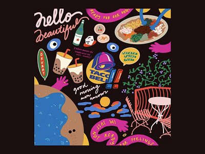 SWEETNESS design illustration illustrator procreate
