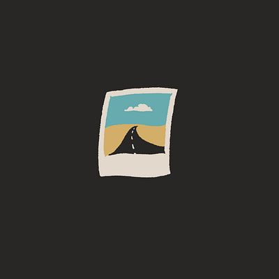 little polaroid design drawing explore great plains hand drawn illustration joe horacek little mountain print shoppe nebraska polaroid roadtrip roam sketch travel