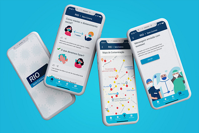 RIO - Sem Corona app ui ui ux uidesign uiux ux uxdesign uxui