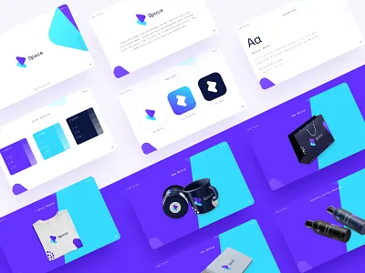 Space logo branding animation brandbook branding branding design branding style guide color palette design icon identity system illustration interaction logo minimal typogaphy ui ux visual identity