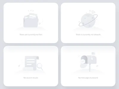 Empty page 404 404 error page 404page empty page ui 应用 消息列表 设计