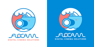 FloCam Logo Design branding camera camera design camera logo flo logo logo design vector water water camera water logo wave