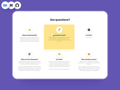 Got questions? animation app coronavirus covid19 design details freebie freelance interaction landing mobile open source product product design quarantine questions ui ux web website