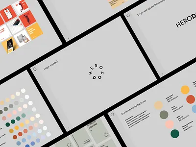 HeroDOT - Brand guide agency archia brand brand design brand guide brand guidelines brand identity brandbook branding branding agency branding design colors gray guidelines identity design logo logotype mark studio typography