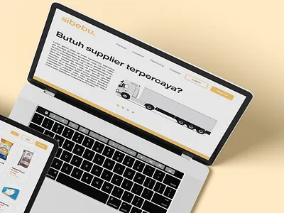 Sibebu 3D Mockup design ui ux web